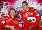 Officially Signed Michael Schumacher Ferrari Promo Card     Mint Condition