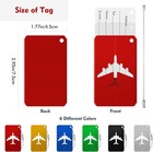 Luggage Tag  6pcs Tags For Suitcases  Bag Multicolor
