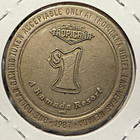 Tropicana Hotel Casino 1988  1 One Dollar Gaming Token - Las Vegas  Nev  Sp3321