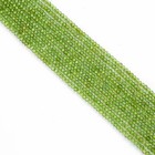 Natural Peridot Faceted Round Beads 2mm 2 5mm 3mm 3 5mm 4mm 5mm 15 5  Strand
