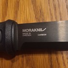 Morakniv Mora Garberg Carbon Steel 4in Straight Edge Knife W  Sheath Black