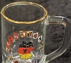 Germany Shotglass Barware Souvenir Coat Of Arms Deutschland Bundesrepublik