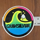 Vintage 7    Neon 80   s Quiksilver Board Shorts Surf Decal Sticker Surfer Surfing