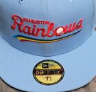 New Era 59fifty Charleston Rainbows Milb Fitted Hat Cap Sky Blue Size 7 5 8 New