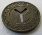 Vintage New York City Transit Authority Token  good For One Fare 