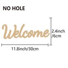 Creatcabin Welcome Sign Welcome Wood Cutout Wooden Wall Decor Letters Laser C   