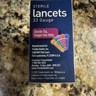 Trueplus Sterile Single Use Lancets 33g  100 Count  Fits Most Lancing Devices