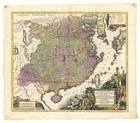 Antique Map  opulentissimum Sinarum Imperium   china  Matthaus Seutter  1760