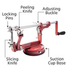 Orange Peeler Set Cosmer Easy Open Citrus Lemon Cutter Vegetable Slicer Fruit