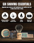 Safety Razor Shaving Kit - Vintage Wet Shave Grooming Set For Men  With Old Fash