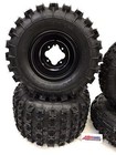 Gbc Xc Master Tires   Dwt A5 Black Rims Front rear Trx450r Trx250r Trx 400ex 400