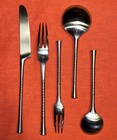Vintage Mid Century Jens Quistgaard Dansk Jette Flatware 5 Piece Place Setting