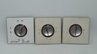 Vintage Original Beatles Metal Pin Pinback Set Of 3 John  Paul   George