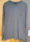 Harley-davidson Long Sleeved Pocket T-shirt El Paso Tx Adult Mens Xl Gray