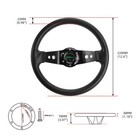 Black Golf Cart Steering Wheel For Ezgo Club Car Yamaha Cart Parts Accessories