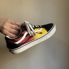 Old Skool Multicoloured Flame Vansworn A Couple Times