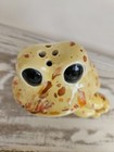 Vintage 70 s Sexy Frog Incense Holder  Figure Ceramic Figurine 