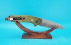 Kershaw Dividend A o Linerlock Stainless Od Olive 3  Folding Knife 1812olcb