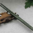 Exquisite Natural Jade Chopsticks Household Collect Retro Gift Originality