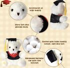 24 Pcs Mini Graduation Bear Plush Gift Stuffed Animal Keychain 3 Colors Bears