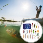 Fishing Lure Advent Calendar 24 Days Christmas Countdown Fish Tackle Physical