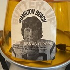 Joe Namath Hamilton Beach Butter-up Popcorn Popper Maker Vintage