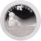 2017 P Boys Town Centennial Commemorative Silver Dollar Proof Ogp Coa