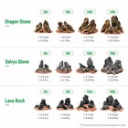 Seiryu Stone Aquarium Rocks Fish Tank Decor Aquascaping 5 Lbs 36 Inch Size