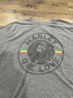 Vintage Bob Marley One Love Graphic Tee Grey  medium 