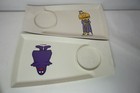 Mcdonald s 1970s Vintage Plastic Kids Meal Trays   complete Set Of 6 