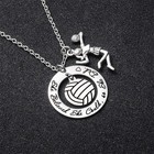 Volleyball Necklace Volleyball Gifts For Women Players Teams Sports Charm Nec   