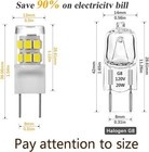 G8 Led Light Bulb  Gy8 6 Bi-pin Base  3w 120v 20w 5daylight White 6000k 