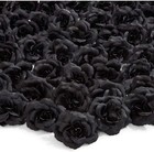 100   Artificial Black Rose Silk Fake Flower Head Wedding Party Xmas Diy Decor Us