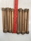 Wood Bobbins Spools Wooden Industrial Style Spindles 8 75  Wooden Quills Lot-10 