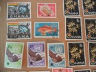 Vintage Ghana  Stamps Lot 26 Used Old Dealer Stock Free Ship