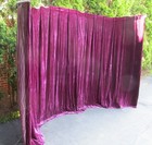 Vintage Funeral Velvet Casket Drape Beautiful Coffin Curtain Undertaker Display