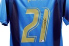 Andrea Pirlo Italy Autographed Jersey Beckett Authentic Signed Soccer World Cup