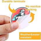 Zonon 100 Pcs Welding Stickers Decals  Hard Hat Tool Box Multicolor 