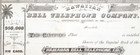     hawaiian Bell Telephone 1880 s Stock Certificate   Became Verizon Hawaii