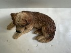 Vintage 1988 Castagna Italy Resin Saint Bernard Figurine   7  L   Free Ship 