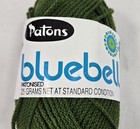 Patons Bluebell Pure New Wool Yarn Shade Green 437 Dyelot 4 25 Grams X 10 Skeins