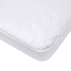 Waterproof Fitted Mini Crib Mattress Protector 38  X 24  - Quilted  Noiseless   