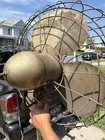 Antique Emerson Type 100  Pedestal Floor Fan Cast Iron Base K60-sp Motor Works