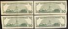 Series 1996  50 Fifty Dollar Federal Reserve Note  New York B2   Lot Of 4
