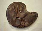Rare Antique Leather  red  Evans Leather Baseball Glove prof Model rh rawlings 