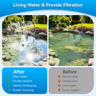 Pond Filter With Pump Fountain Kits Built-in Uv Clarifier  660gph 40w Pond Filte