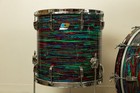 1970 Ludwig Psychedelic Red Super Classic Drum Set