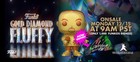 Gabriel Iglesias Fluffy Funko Pop Gold Diamond Limited  1 000 Pcs Signed Confirm