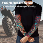Temporary Tattoo Arm Sleeves Body Art Cooling Fake Slip Sun Protector Seamless