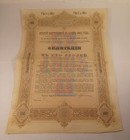 Lot Of 2 Russia 1902   1905 Imperial Bond Certificate 4    5  100 Roubles Lot 1
